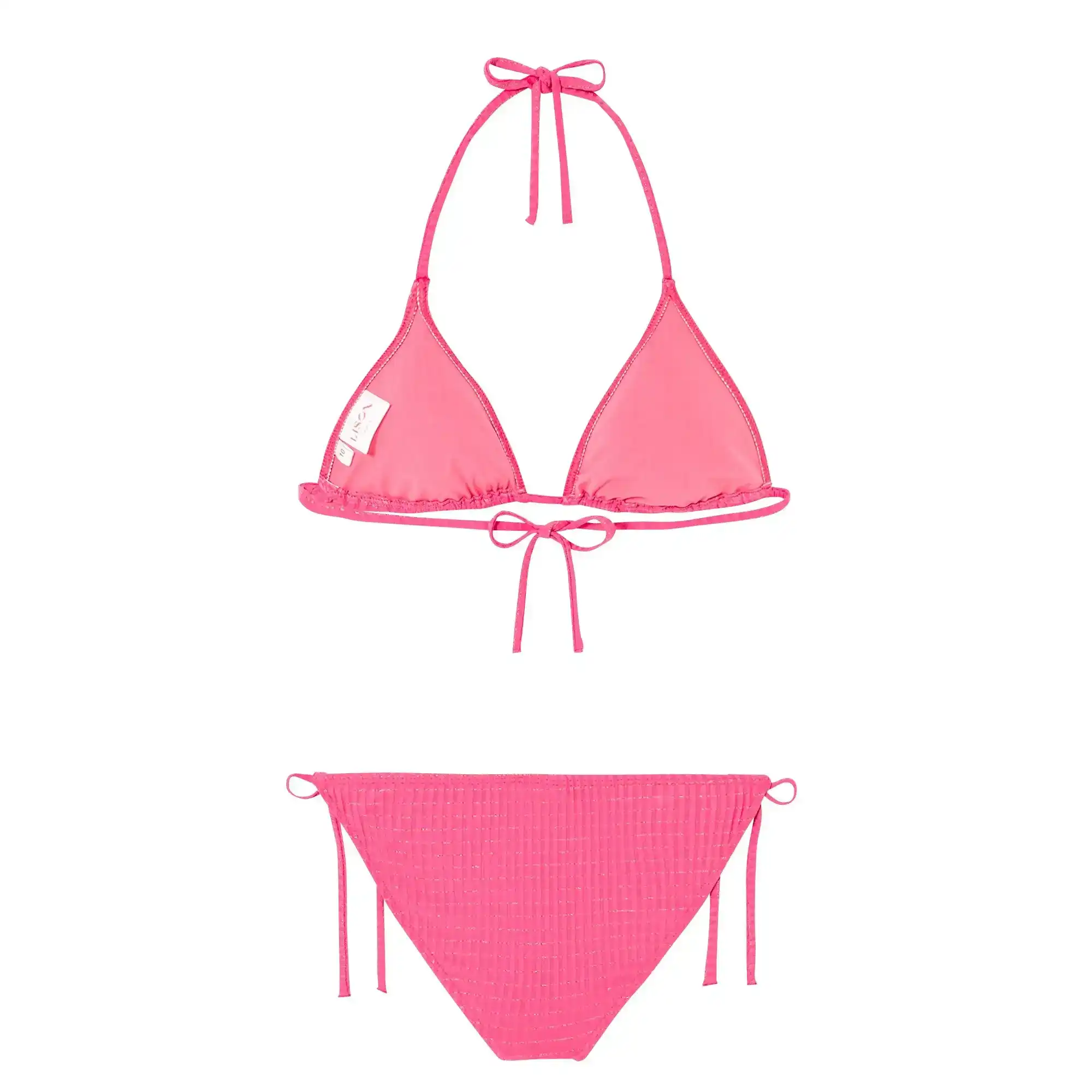 Maillot de bain deux pièces triangle filles, rose/or  | CALYPSO 2P TRIANGLE - Image 4