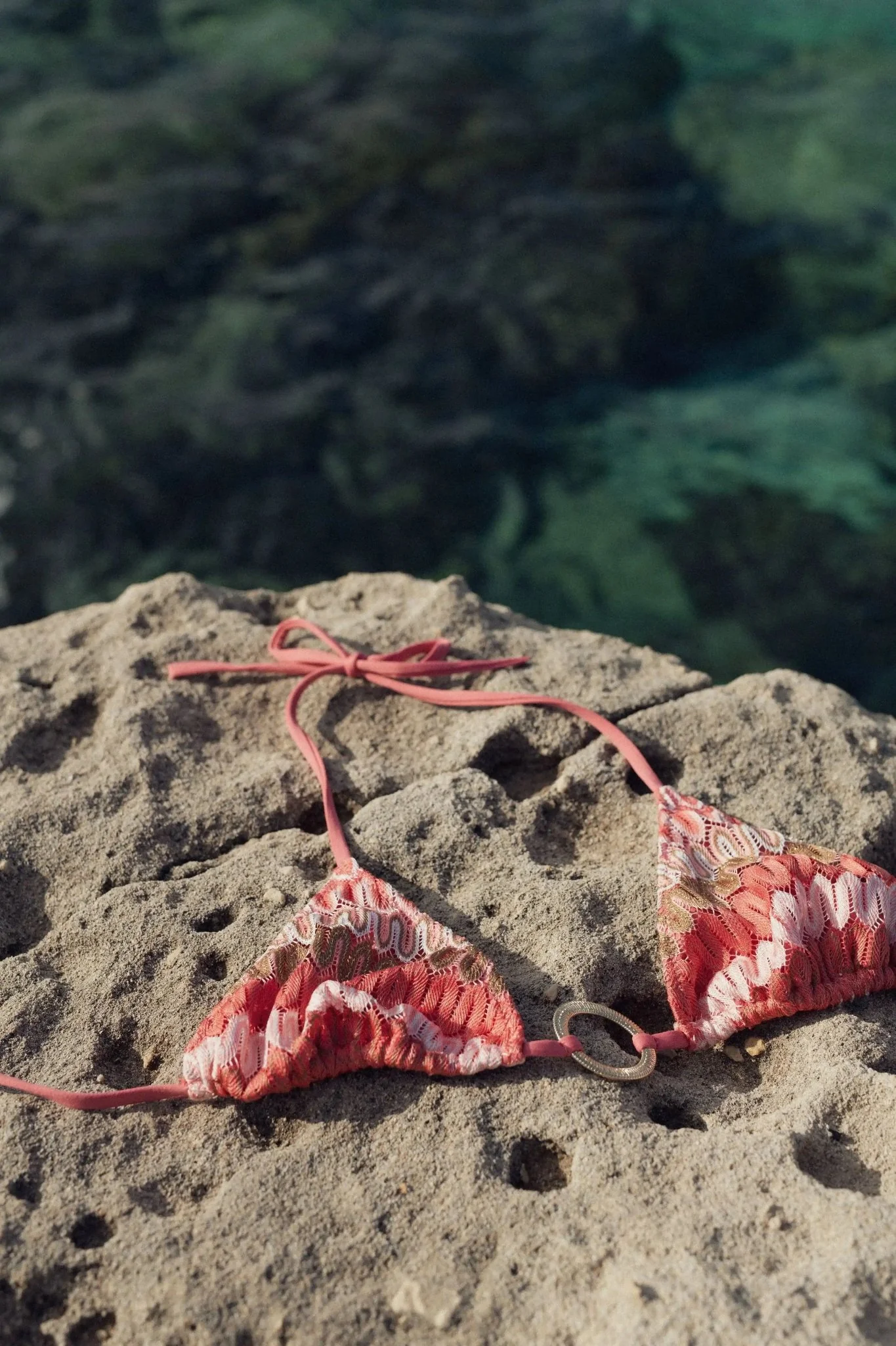 Haut de maillot de bain femme, crochet corail  | SUNSET - Image 6