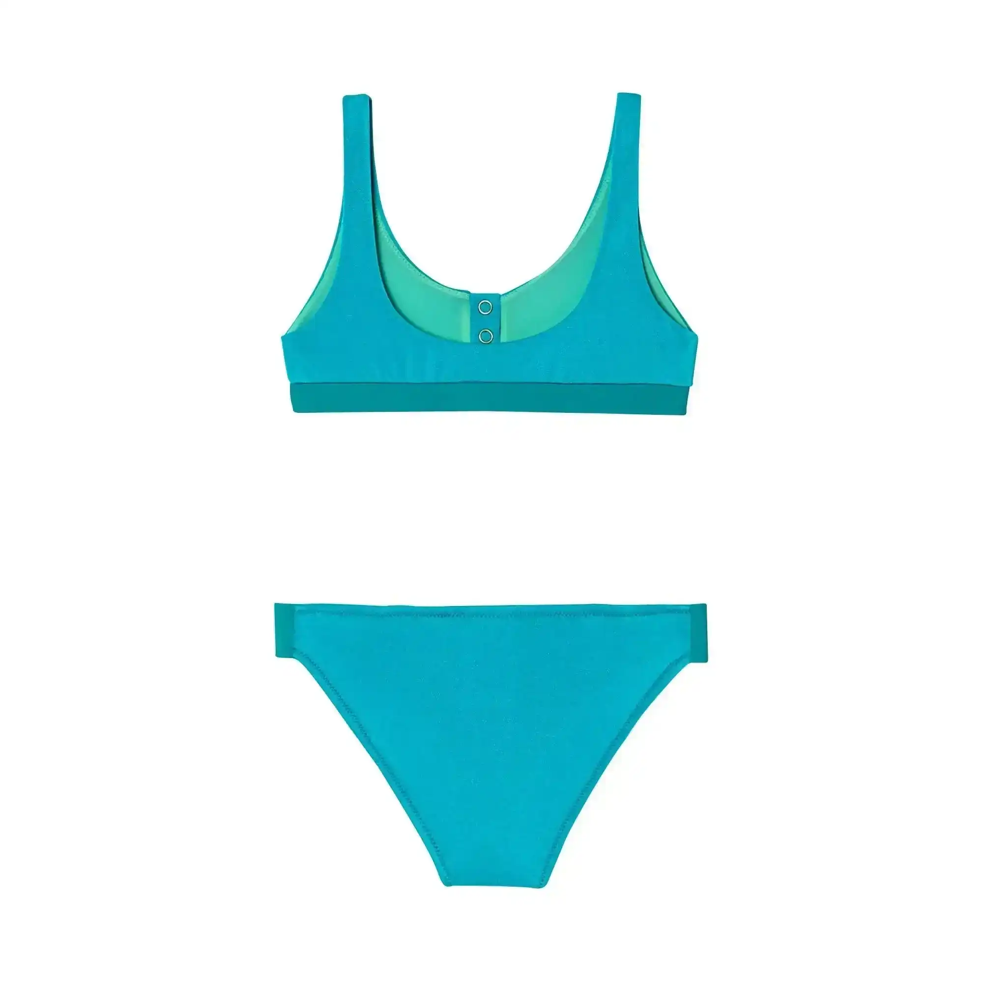 Maillot de bain deux pièces fille anti-uv, émeraude  | ACAPULCO - Image 4