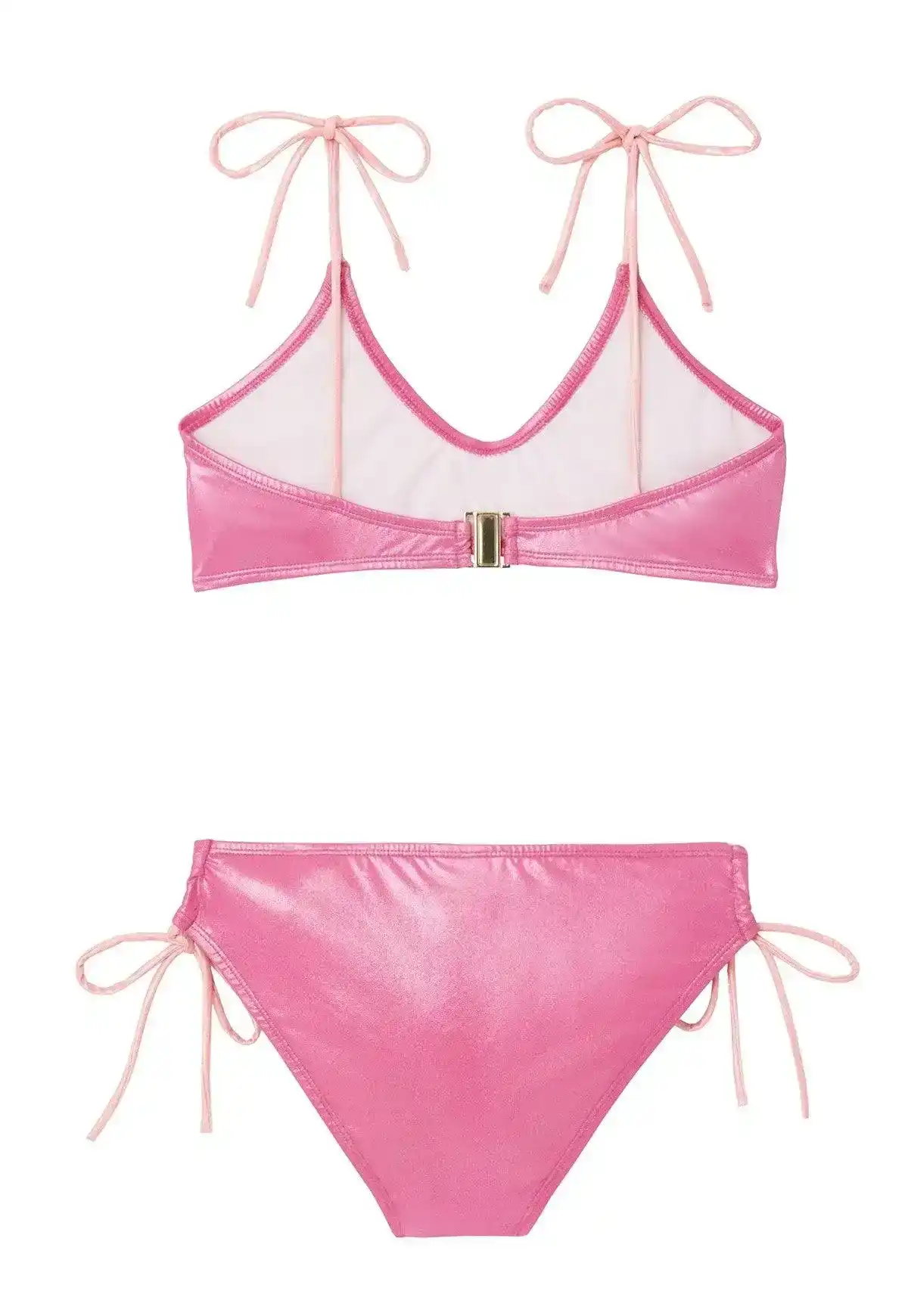 Maillot de bain deux pièces fille, irisé rose | SORBET 2P - Image 4
