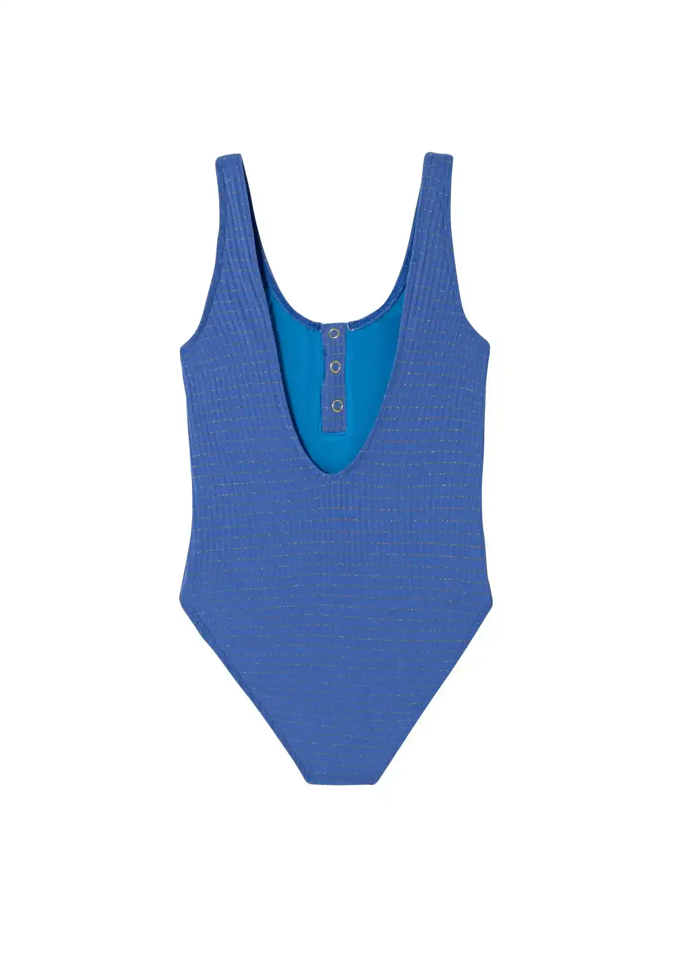 Maillot de bain une pièce fille, bleu/or  | CALYPSO 1P - Image 5