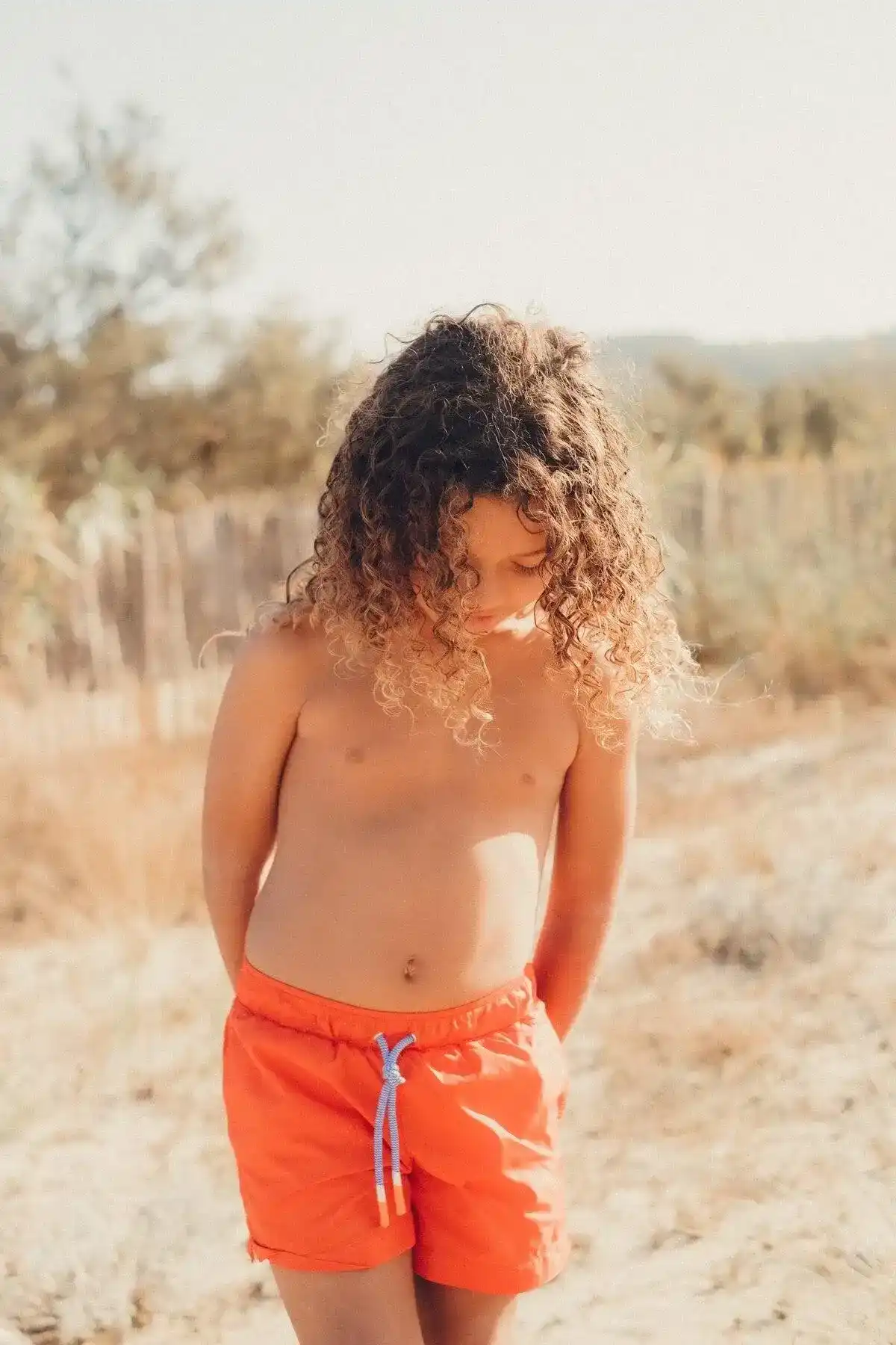 Short de bain garçon, orange | CAPRI - Image 3